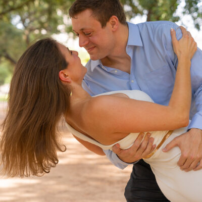 Robert + Dominique Engagement | Hermann Park